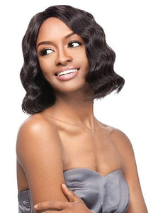 Simply Lace Front Wig Brazilian Natural Deep Bob, 100% Remi Hair Wig –