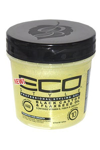 Eco Black Castor & Flaxseed Oil Gel 16oz