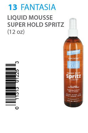 Fantasia Liquid Mousse Super Hold Spritz 12oz