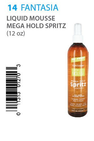 Fantasia Liquid Mousse Mega Hold Spritz 12oz