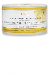 GiGi Natural Muslin Epilating Roll 3.25"x40yd