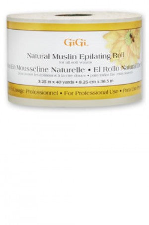 GiGi Natural Muslin Epilating Roll 3.25