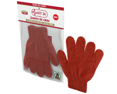 HT26 - 2 soft scrub gloves