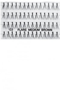 I-Lashes 100% Human Hair Eyelashes  #133 Flare Medium Brown