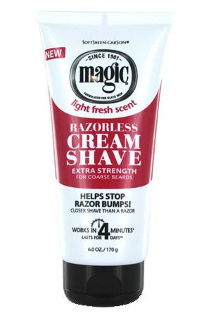 Magic Shave Cream -Extra 6oz, For Men