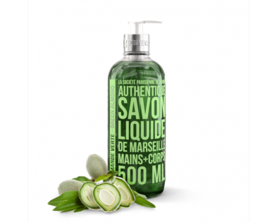 Marseille liquid soap Green Almond 500ml