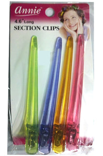 annie 4pc Section Clips - 4.6inch [4pc/pack]