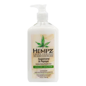 HEMPZ Sugarcane & Papaya Herbal Body Moisturizer (17oz)