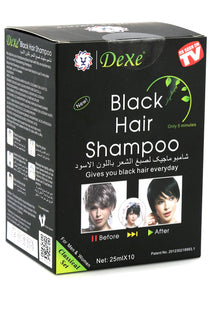 DEXE] Black Hair Shampoo (25ml, 10pcs/box)