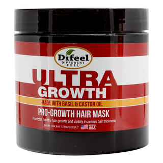 SUNFLOWER Difeel Ultra Growth Basil& Castor Oil Pro-Growth Hair Mask (12oz)
