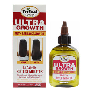 SUNFLOWER Difeel Ultra Growth Basil& Castor Oil Leave In Root Stimulator (2.5oz)