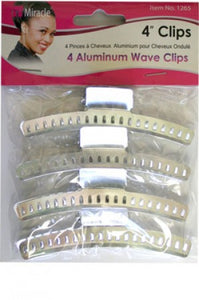 Miracle 4" Aluminum Wave Clips