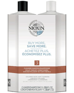 NIOXIN System 3 Duo Cleanser (1L) + Scalp Therapy (1L)