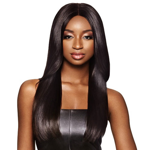 MyTresses Black Label Hand-tied 100% unprocessed Natural Human Hair Lace Wig Straight