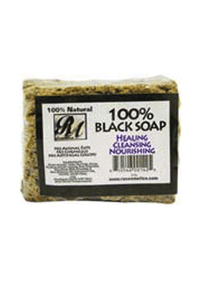 RA Cosmetics 100% Black Soap Bar 5oz