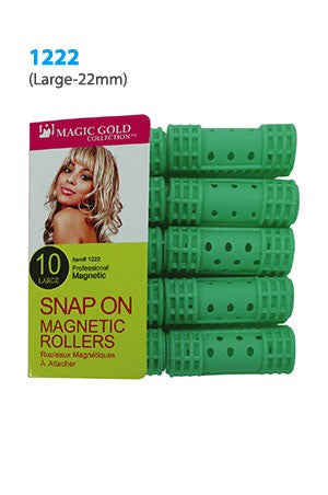 Magic Snap On Magnetic Rollers 10pc