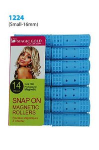 Magic Snap On Magnetic Rollers 14pc Small