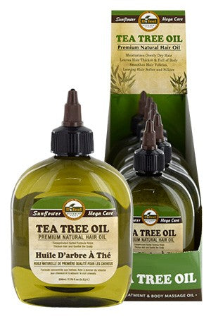 Sunflower Difeel Premium Natural Hair Oil Tea Tree 7.78oz