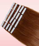 Tape-In(Skin Weft)Hair Extensions 18"(06 pieces per package), 100% Remy Natural Hair