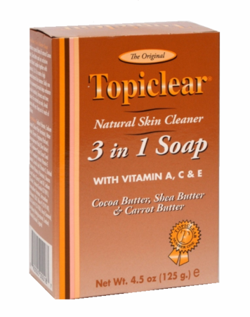 Topiclear Gold 3 in 1 Butter Soap 4.5 oz /125g