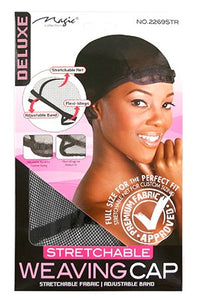 Stretchable Stocking Weaving Cap # Black