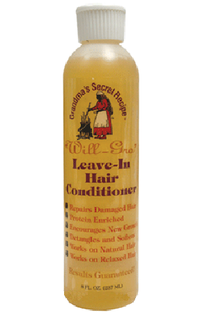 Will Gro Leave-In Hair Conditioner 8oz