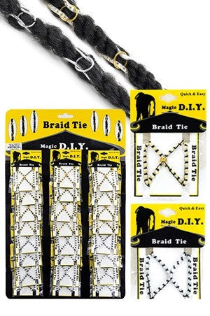 Beige Braid hair Tie (S) 9